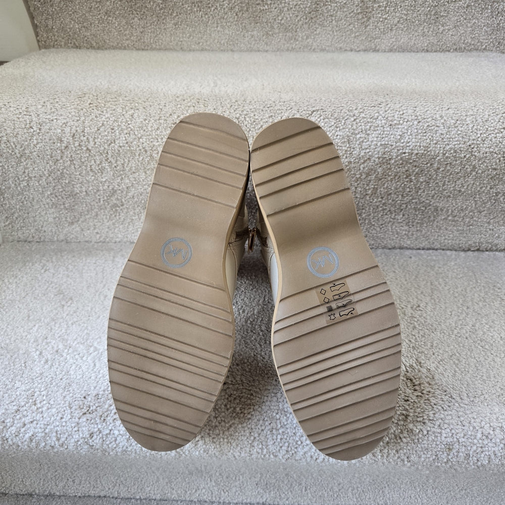 Michael Kors Cream and Tan Ankle Boots - Picture 6 of 7